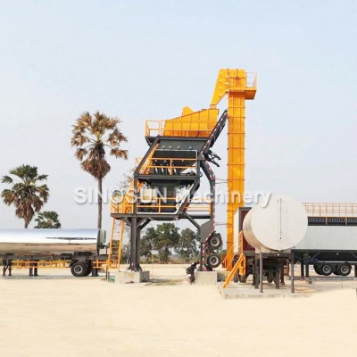 80TPH Asphalt Plant Mobile Hot Mix Plant Price