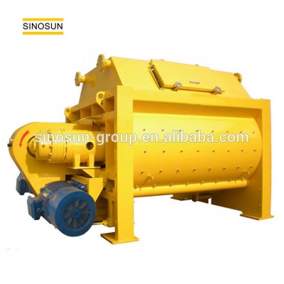 JS1000 twin-shaft concrete mixer machine