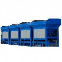 4x 7.5m3 Cold Aggregate Batching Bins machine used for 120ton/h Asphalt Plant